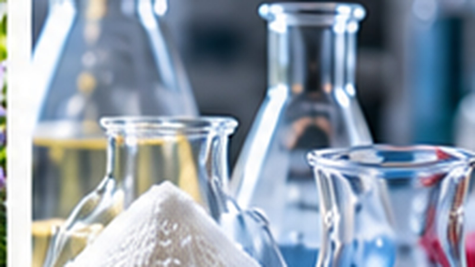 Laboratory glassware and chemical samples